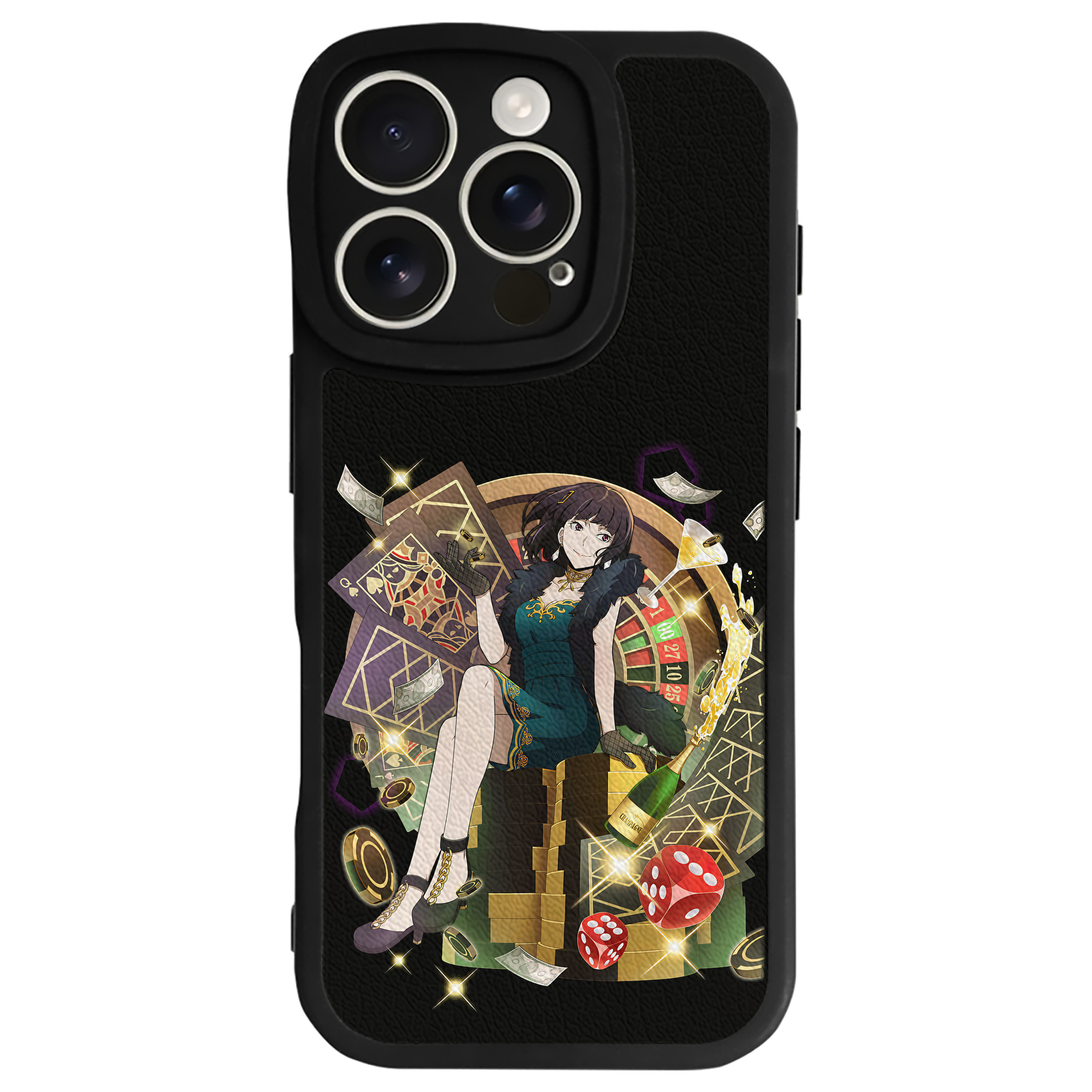 （画像用） 文豪ストレイドッグス Bungo Stray Dogs 【iPhone 16シリーズ対応】シリコンスマホケース（レザー調） 材質：シリコン